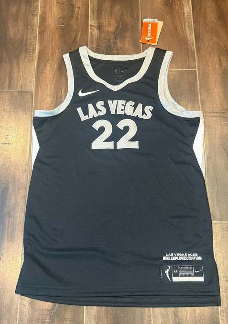 Nike A'ja Wilson Las Vegas Aces #22 Explorer Edition Dri-FIT WNBA Jersey